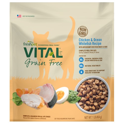 Fresh Pet® Vital® Grain Free Chicken Recipe Fresh Cat Food, 454-gm