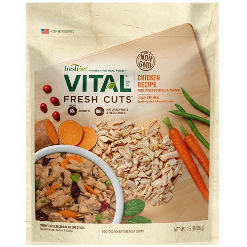 Fresh Pet Fresh Cuts Chicken Recipe Fresh Dog Food, 1.5-lb