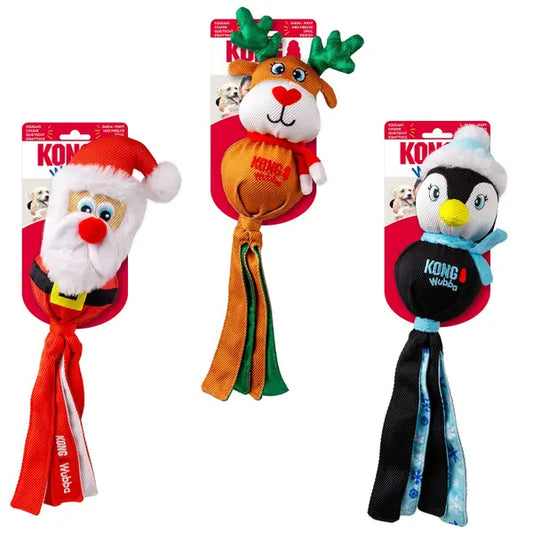 KONG Holiday Wubba Assorted, Large