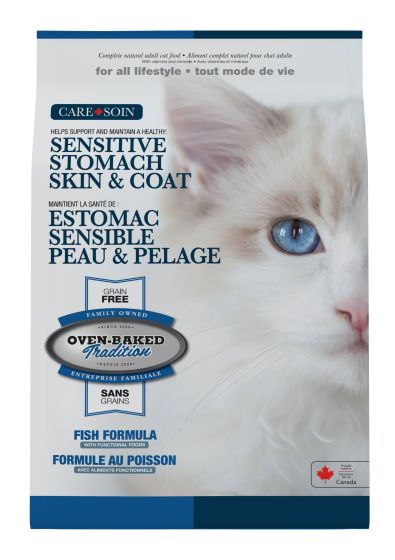Oven-Baked Tradition Skin & Stomach All Life Style Grain Free Fish Cat, 5-lb