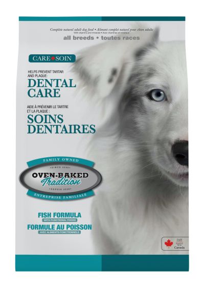 Oven-Baked Tradition All Breeds Dental Care Fish Dog, 20-lb