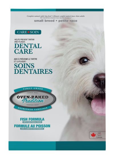 Oven-Baked Tradition Small Breeds Dental Care Fish Dog, 4-lb