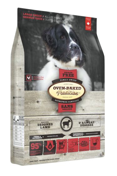 Oven-Baked Tradition Adult Large Breed Grain Free Lamb Dog, 23-lb