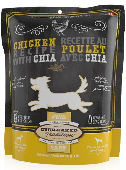 Oven-Baked Tradition Dog Treat Grain-Free Chicken 454g