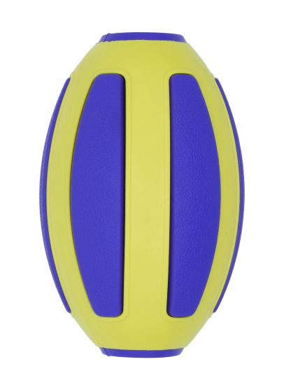 Bud'Z Rubber Astro Football Yellow Dog, 4in