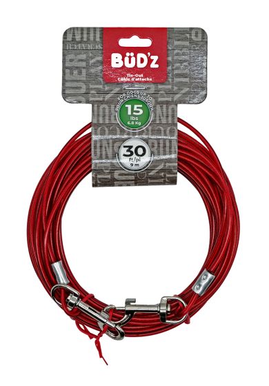 Bud'z 30ft Tie Out (Up to 15 lbs)