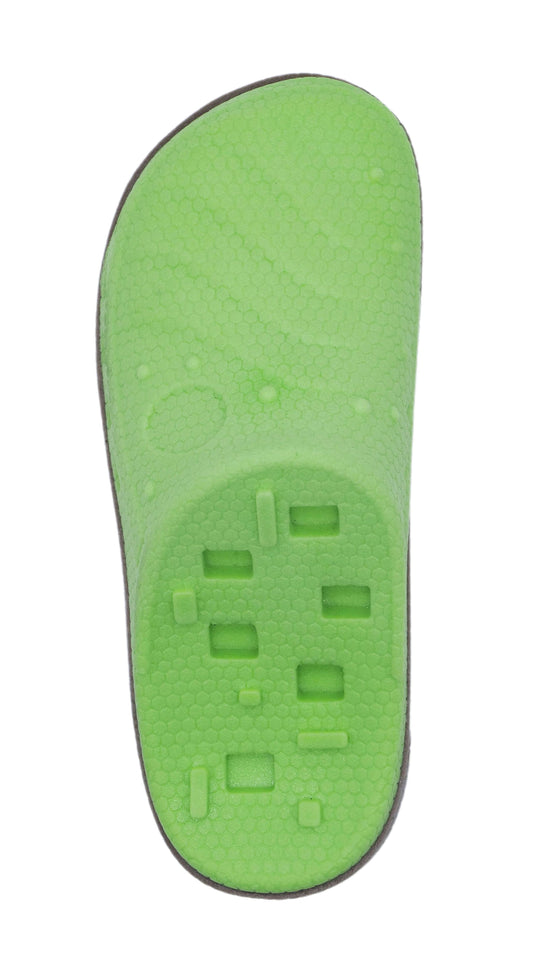 Bud'Z Floating Rubber Dog Toy With Squeaker - Sandal Green 8-in