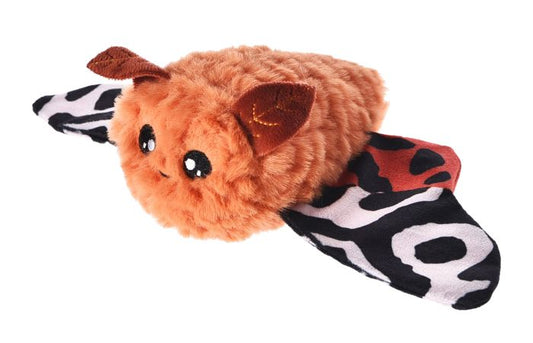 Bud'Z Plush Dog Toy - Orange Moth - 11in