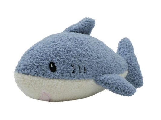 Bud'Z Plush Dog Toy - Compact Shark, 9-in