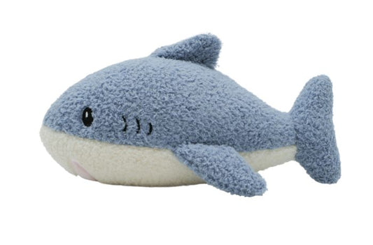 Bud'Z Plush Dog Toy - Compact Shark, 9-in