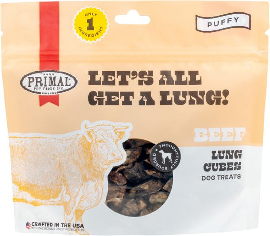 Primal Lets All Get A Lung Beef Dog Treats, 1.5oz