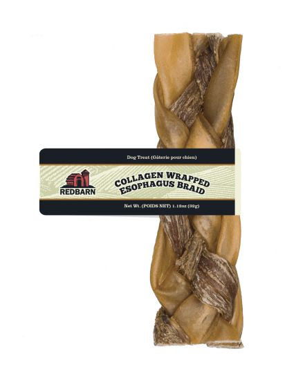 Redbarn Collagen Wrapped Esophagus Braid, Medium