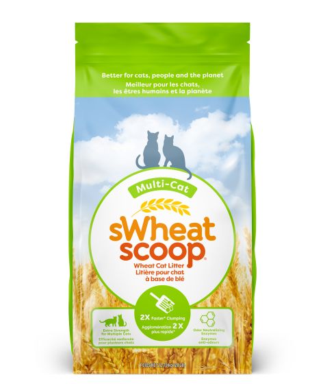 sWheat Scoop Multi Cat Bilingual Bag Cat 25lb