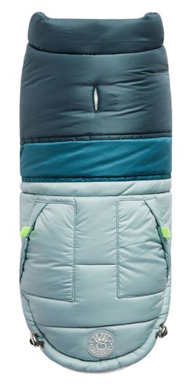 GF Pet - Retro Puffer Light Blue - 2XL -Dog