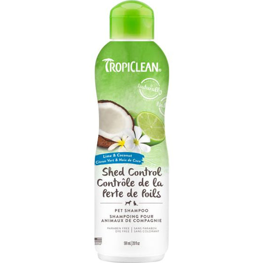 Tropiclean Lime & Coconut Shed Control Pet Shampoo, 20-oz