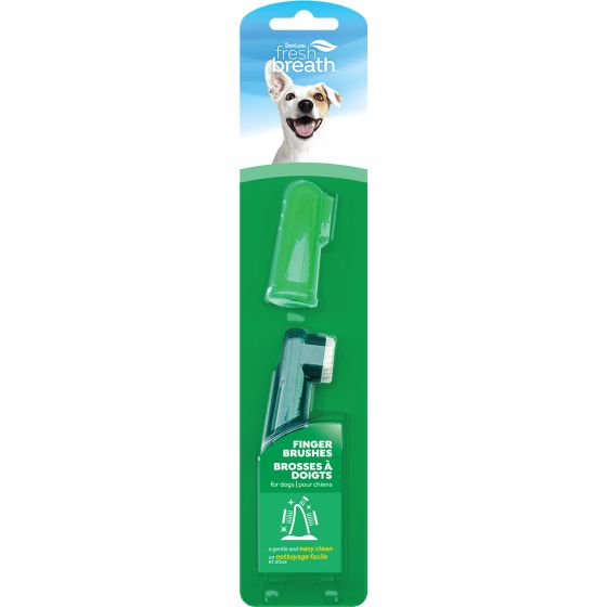 Tropiclean Fresh Breath Finger Brushes for Pets, 2-pk