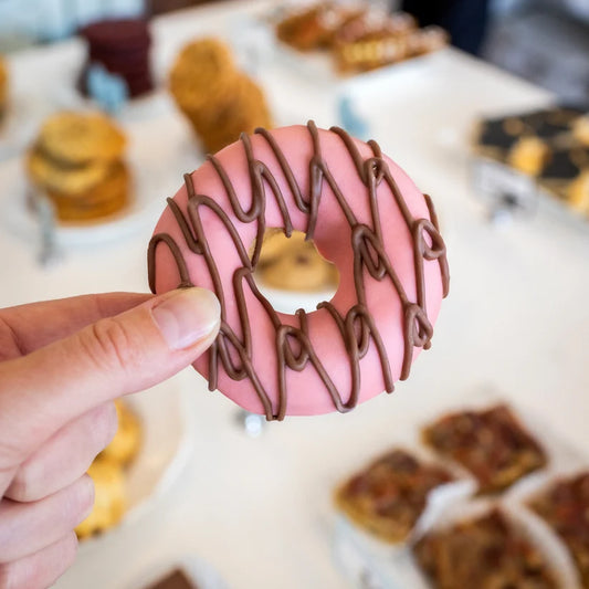 Bosco and Roxy's Woof it Down Mini Donut Dog Cookie