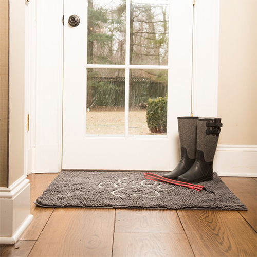 Dog Gone Smart Dirty Dog Doormat, Misty Grey, Large, 26" x 35"