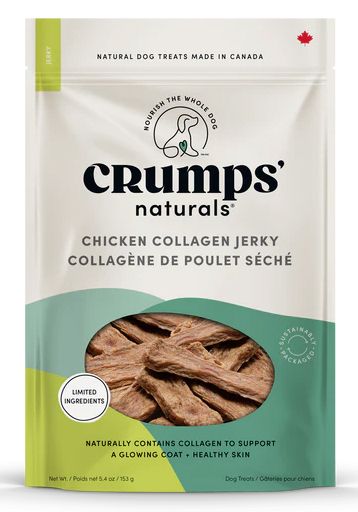 Crumps Chicken Collagen Jerky Treats Dog, 153-g