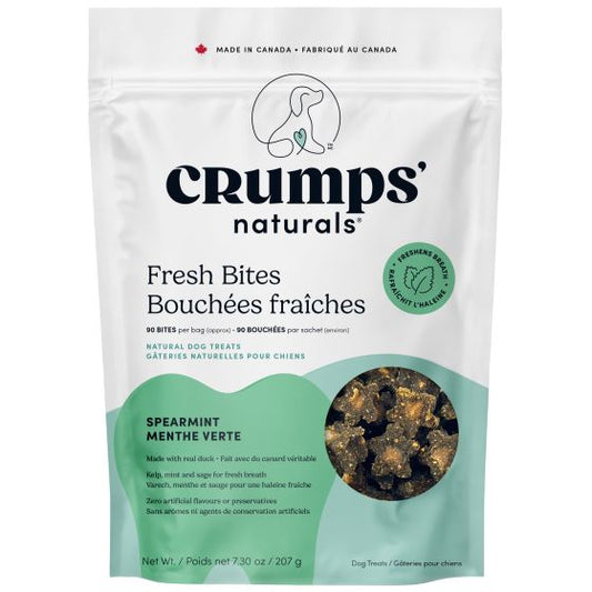 Crumps Fresh Bites Spearmint Dog, 207-g