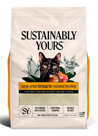 Sustainably Yours Cat Litter Large-grain formula, 26lbs