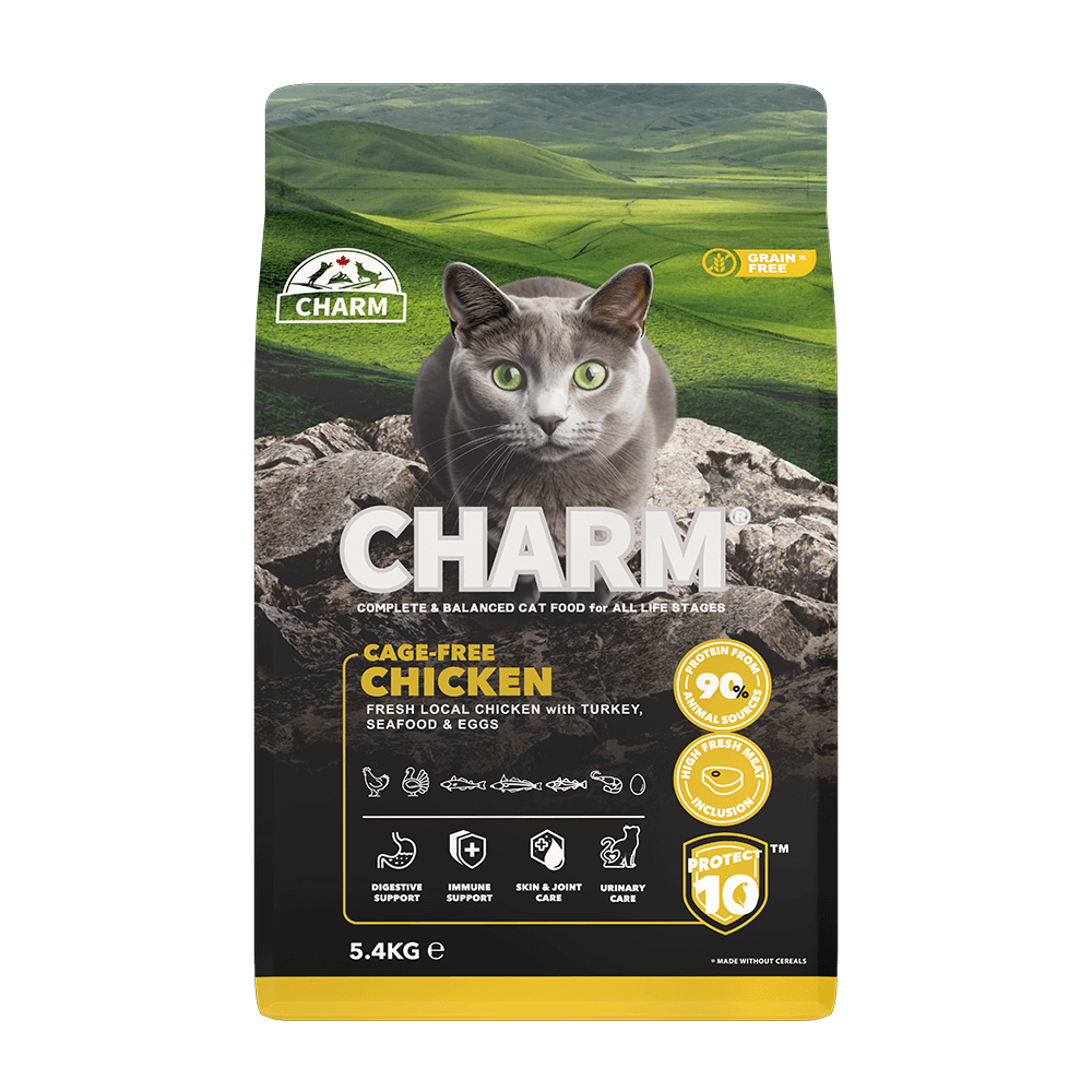CHARM Free-Run Chicken Cat Food, 1.5-kg