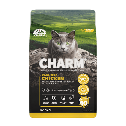 CHARM Free-Run Chicken Cat Food, 4.5-kg