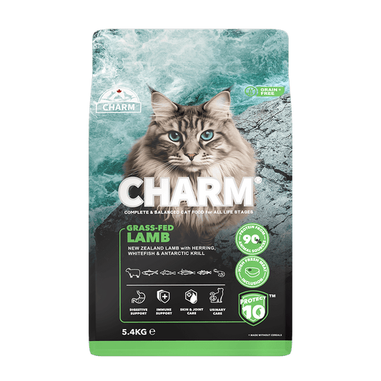 CHARM Grass-Fed Lamb Cat Food, 340-gr