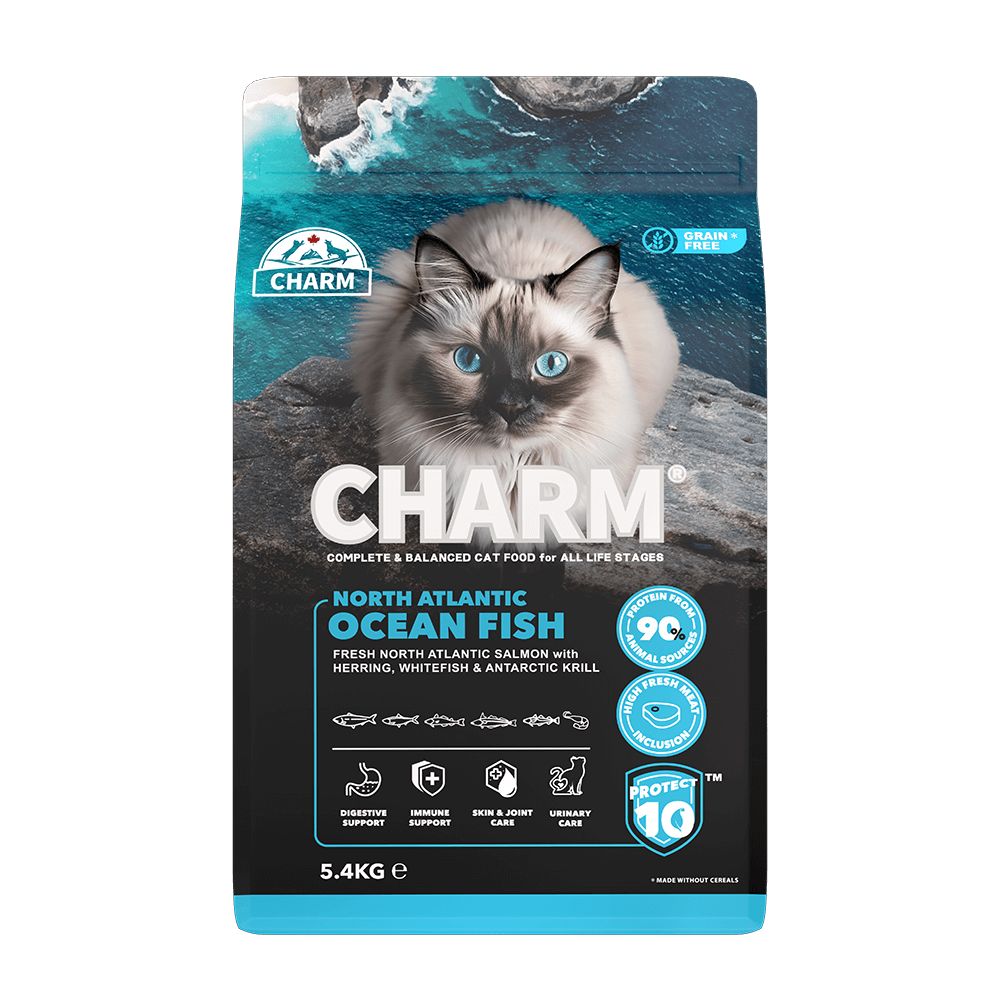 CHARM North Atlantic Ocean Fish Cat Food, 4.5-kg