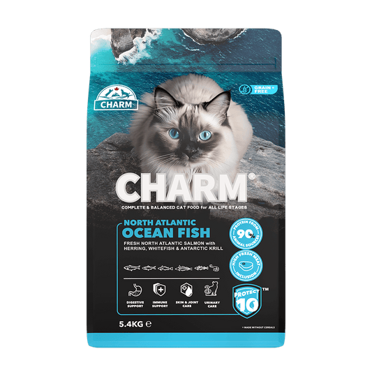 CHARM North Atlantic Ocean Fish Cat Food, 4.5-kg