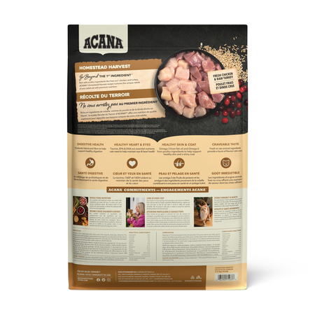 ACANA Homestead Harvest Dry Cat Food, 1.8-kg (Size: 1.8-kg)