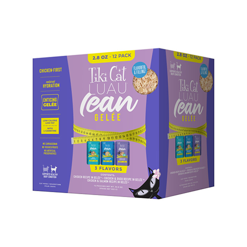 Tiki Cat® Lean Gelee Variety Pack Wet Cat Food 12 x 2.8oz