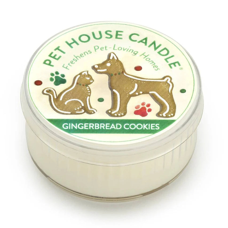 Pet House Gingerbread Cookies Mini Candle 1.5-oz