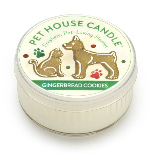 Pet House Gingerbread Cookies Mini Candle 1.5-oz
