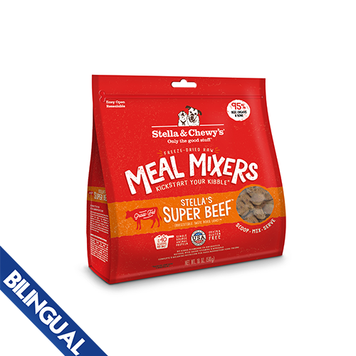 Stella & Chewy's® Stella's Super Beef Meal Mixers For Dogs 18 oz (Bilingual)