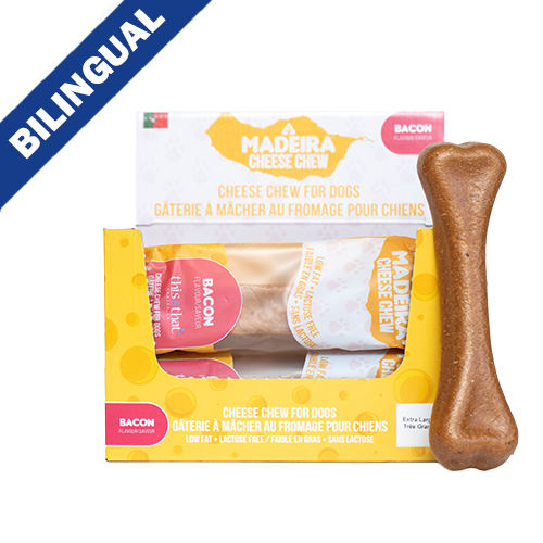This & That Madeira Cheese Chews Bacon Flavor Dog Chew PDQ, Extra Large
