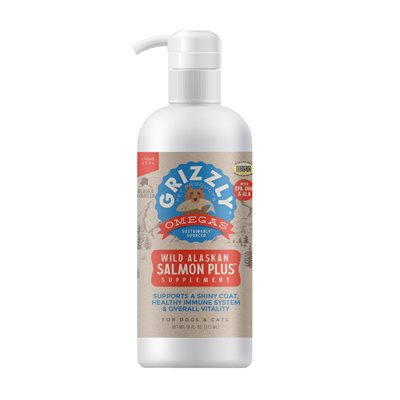 Grizzly Pet Products Salmon Oil Plus 16-oz