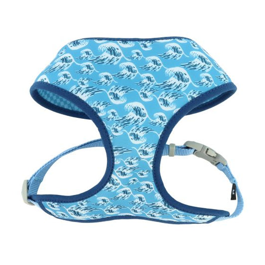COASTAL Sublime Reversible Harness, Blue Waves, XXS