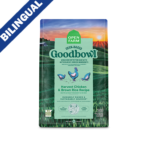 Open Farm® Goodbowl™ Harvest Chicken & Brown Rice Recipe Dry Dog Food 22lb