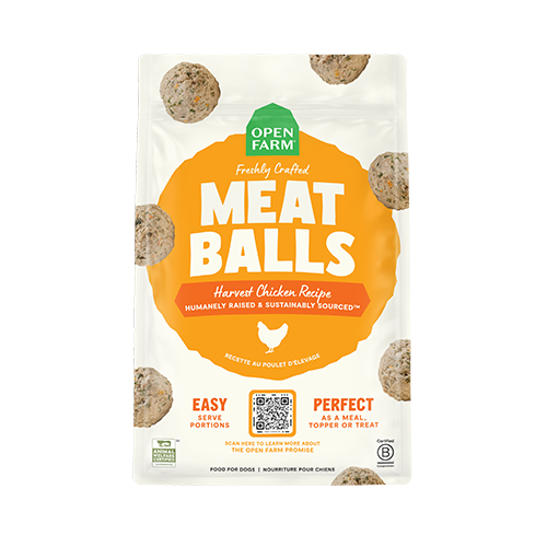 Open Farm Freshly Crafted Meatballs Harvest Chicken Recipe, 14-oz