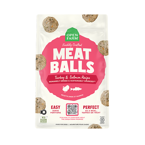 Open Farm Freshly Crafted Meatballs Turkey & Salmon Recipe, 14-oz
