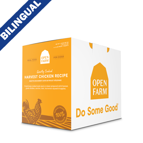 Open Farm® Harvest Chicken Gently Cooked Recipe Frozen Dog Food, 96-oz
