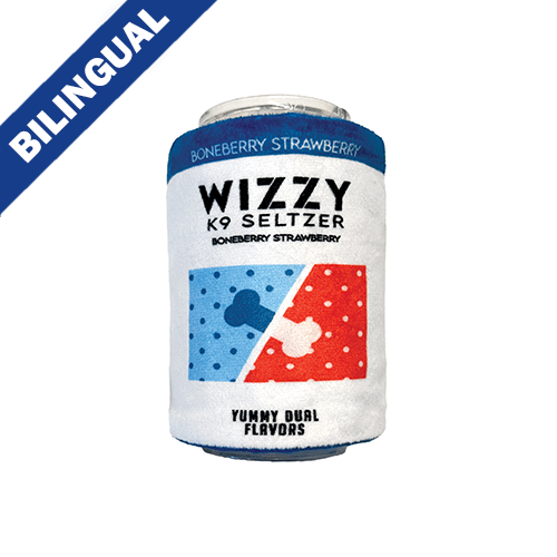 foufouBRANDS™ fouFIT™ Hide 'n Seek Wizzy Seltzer 5" Dog Toy
