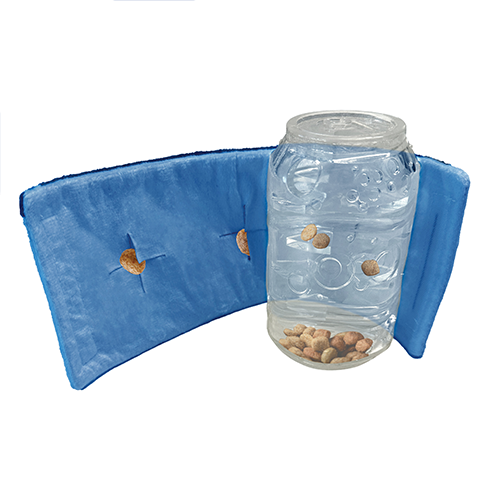 foufouBRANDS™ fouFIT™ Hide 'n Seek Wizzy Seltzer 5" Dog Toy