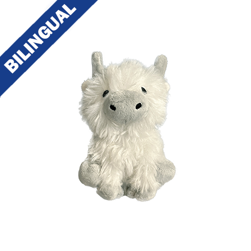 foufouBRANDS™ fouFIT™ Highland Cow Plushies Small 6" Dog Toy