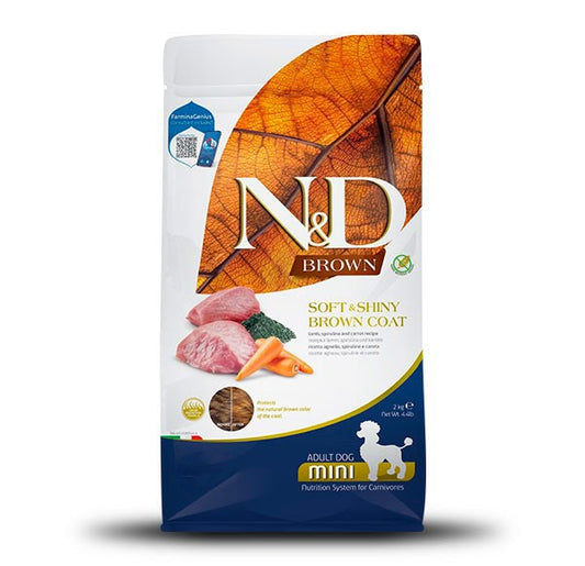 Farmina Brown Coat Lamb, Carrot and Kelp Mini 4.4lbs