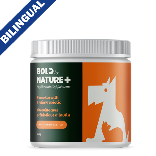 Bold by Nature Pumpkin with Inulin Prebiotic Supplement for Dogs & Cats 250gm