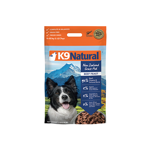 K9 Natural Beef Feast Freeze-Dried Dog Food,1.8-kg