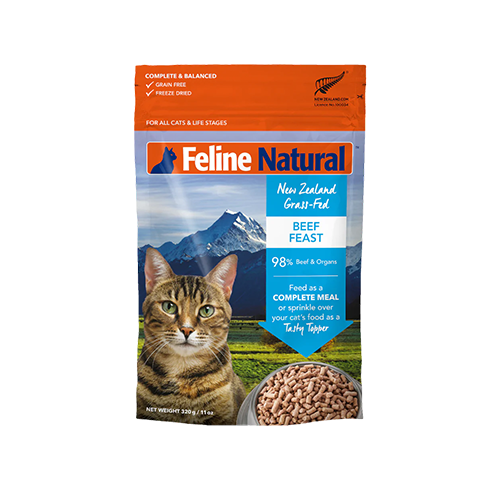 Feline Natural™ Beef Feast Freeze Dried Cat Food 320gm