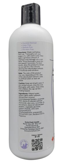 Enviro Fresh - Gentle Puppy Shampoo Coconut Milk Dog - 380ml